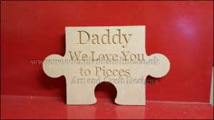 Daddy we jigsaw no holes