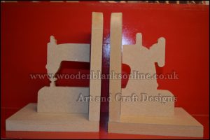 sewing machine bookends