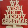 We wish you a merry christmas tree