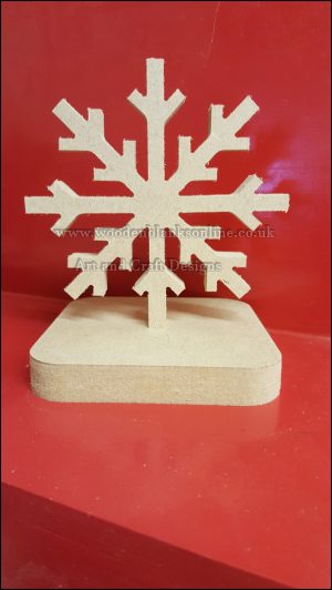 Snowflake stocking holder
