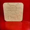 Dad golf club coaster 2