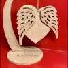 Stand with angel heart