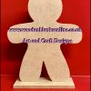 Gingerbread boy on plinth