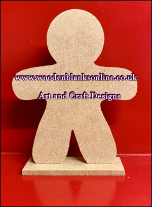 Gingerbread boy on plinth