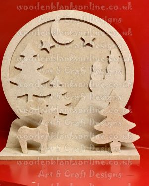 Snowglobe xmas scene