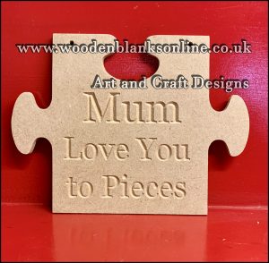 Mum love you to pieces jigsaw