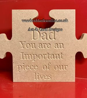 Dad jigsaw our lives