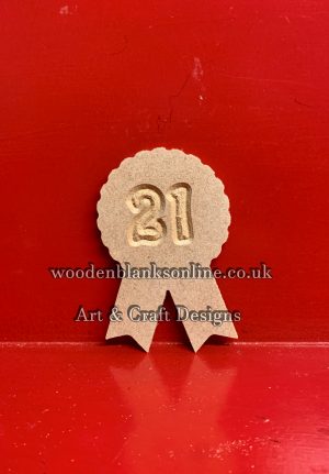 small engraved rosette