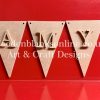 6mm bunting & letters