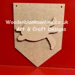 Large Pennant Bunting with Turtle