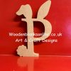Bunny Letter P
