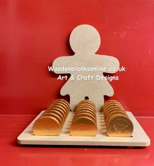 Advent coin gingerbread girl 6mm (2)