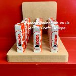 Advent Countdown Kinder Bar and Plain Backer