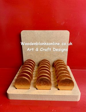 Coin advent rectangle back