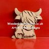 Highland cow design 3 large 18mm Highland cow design 3 large 18mm