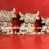 Highland cow design 3 set 18mm Highland cow design 3 set 18mm