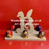 Bunny Initial Mini Egg Holder