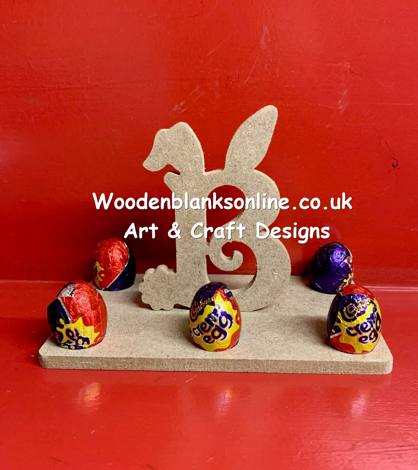 Bunny Initial Mini Egg Holder Wooden Blanks OnlineWooden Blanks Online