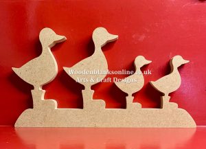 Ducks design 2 medium x 2 small x 2