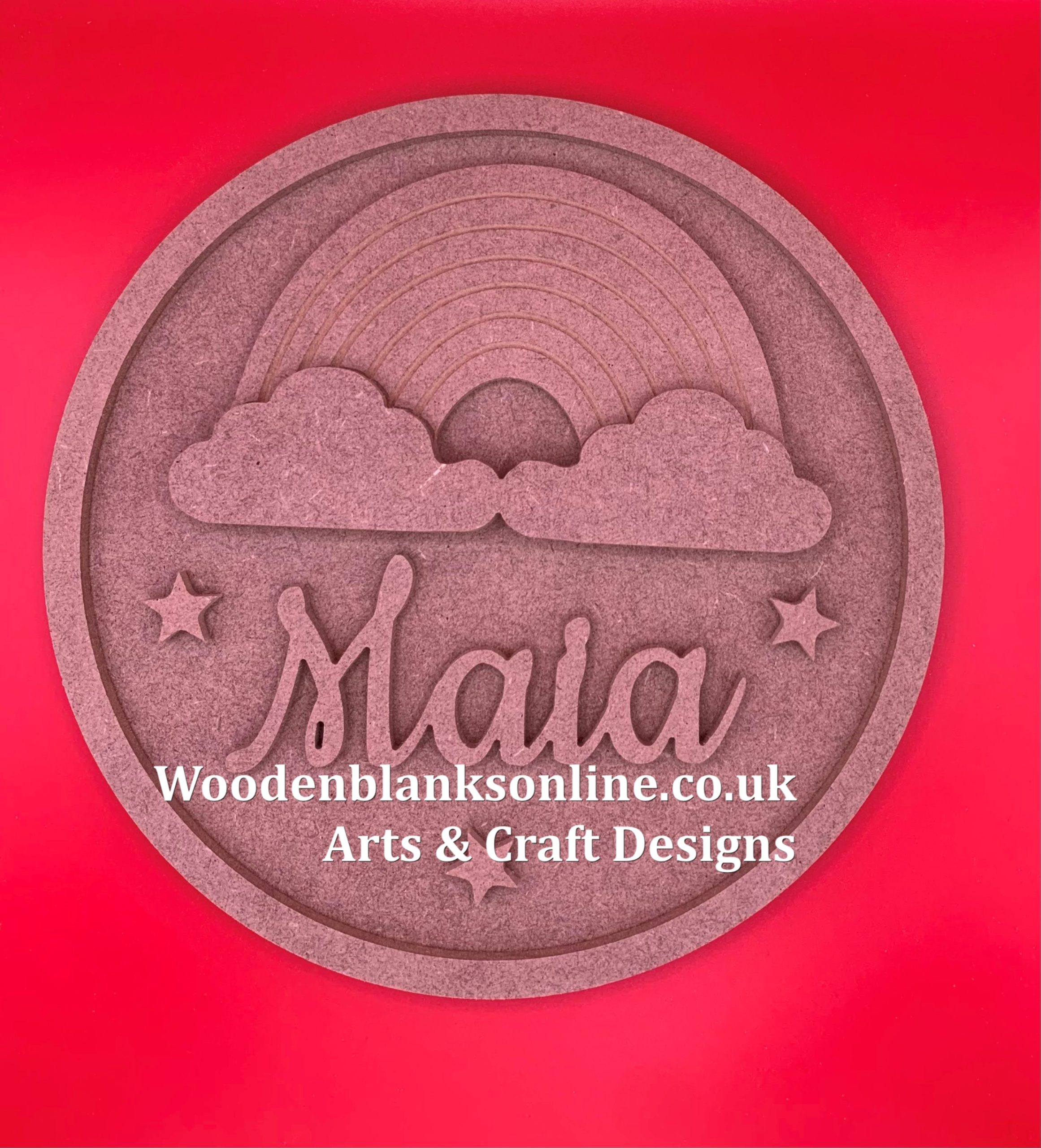 Personalised Rainbow Plaque Personalised Rainbow Plaque